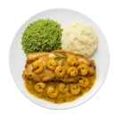 Filé de peixe à dorê com molho de camarão - restaurante de frutos do mar em Niterói